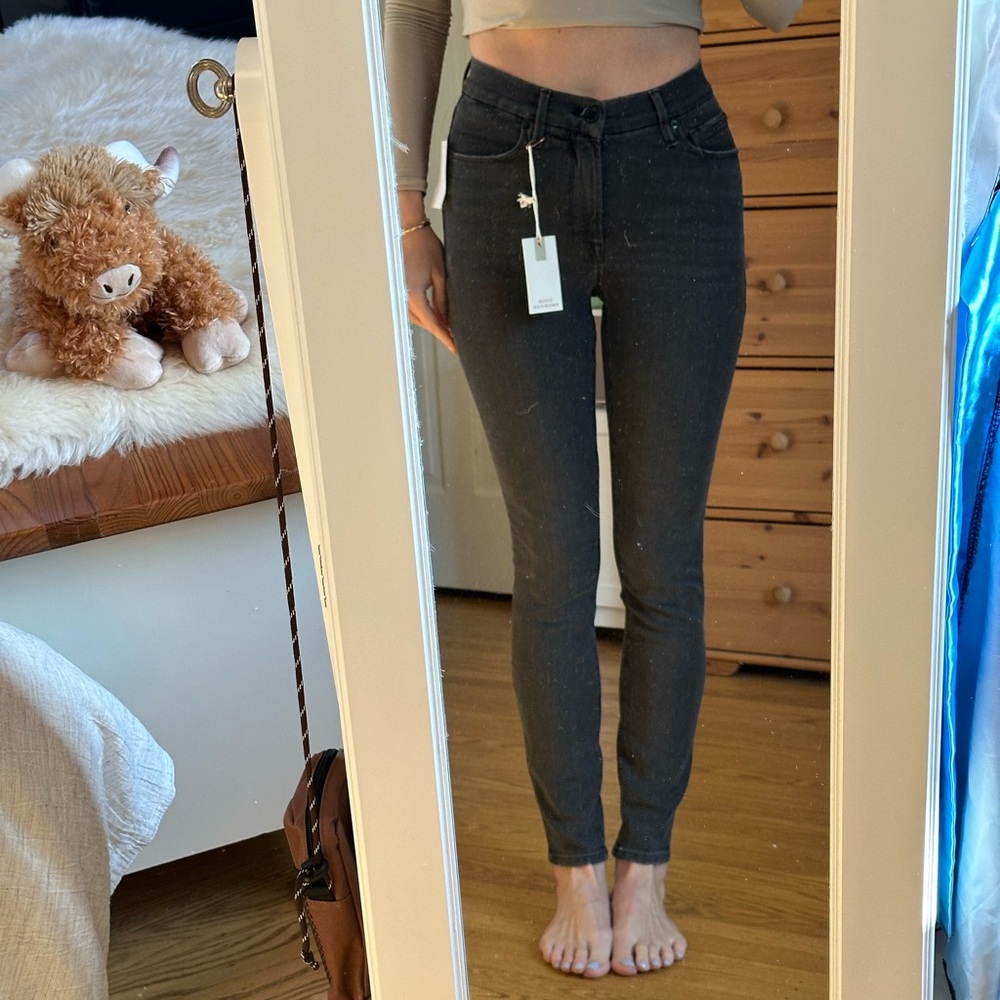 Good American Charcoal Denim Jeans